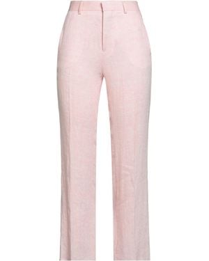 SAULINA Milano Trousers Linen - Pink