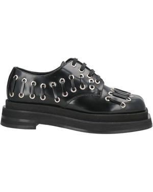 Simone Rocha Lace-Up Shoes Leather - Black