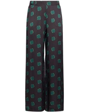 Ottod'Ame Dark Pants Viscose - Blue