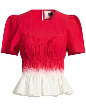 MII COLLECTION À L'Atelier Top Cotton - Red