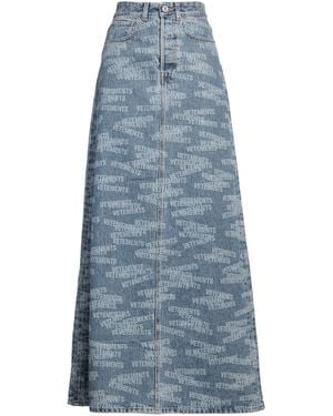 Vetements Denim Skirt - Blue