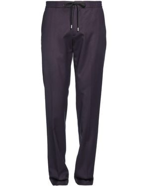 Lardini Dark Pants Wool, Elastane - Blue