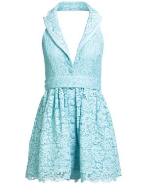 No Secrets Mini Dress - Blue