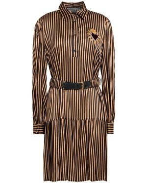 Shirtaporter Vestito Corto - Marrone