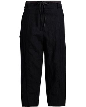 Masnada Pants Wool, Cotton, Metal - Black