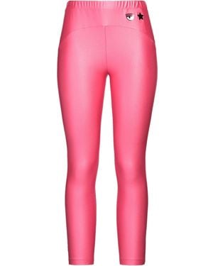 Chiara Ferragni Leggings Polyamide, Elastane - Pink