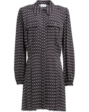 Elisabetta Franchi Mini Dress Viscose, Polyester - Grey