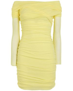 Philosophy Di Lorenzo Serafini Mini Dress Polyamide - Yellow