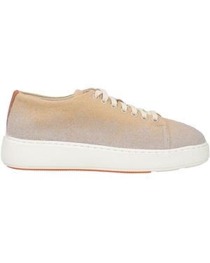 Santoni Trainers - Natural