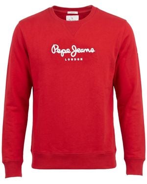 Pepe Jeans Sweatshirt Cotton - Red