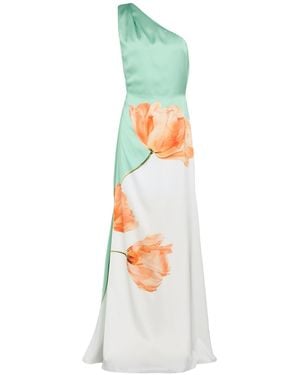 CAMILLA Light Maxi Dress Polychloride - White