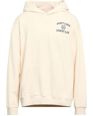 Sporty & Rich Sweatshirt Cotton - Natural
