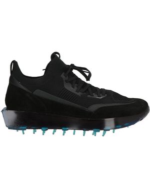 RBRSL RUBBER SOUL Sneakers Textile Fibers, Leather - Black