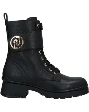 Liu Jo Ankle Boots Soft Leather - Black