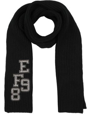 Elisabetta Franchi Scarf Virgin Wool, Acrylic - Black