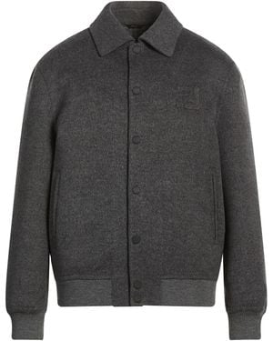 Fendi Jacket Virgin Wool, Silk - Gray