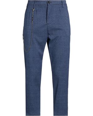 Imperial Slate Trousers Polyester, Viscose, Elastane - Blue