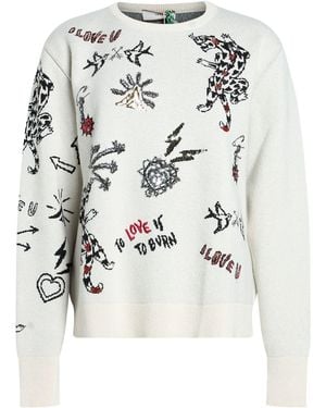 Akep Sweater Viscose, Polyamide, Wool, Cashmere - White