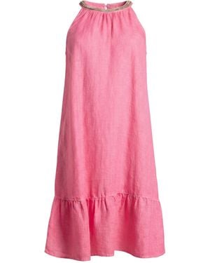 120% Lino Mini Dress - Pink