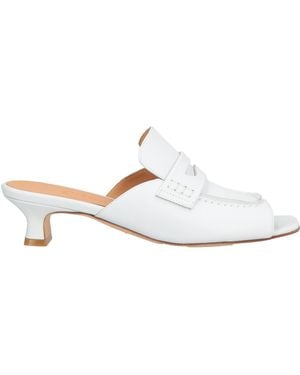 Le Clare Sandals - White