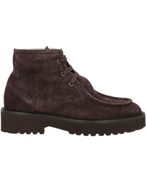 Doucal's Philadelphia Dark Ankle Boots Calfskin - Brown