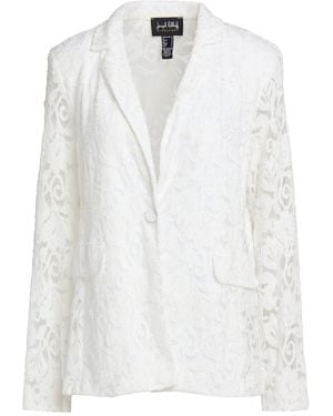 Joseph Ribkoff Signature Blazer Nylon, Polyester, Elastane - White