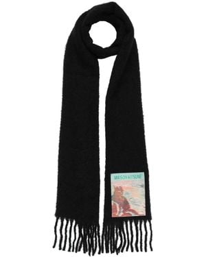 Maison Kitsuné Sciarpa - Nero