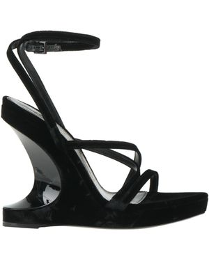 Tom Ford Sandalias de cuña - Negro