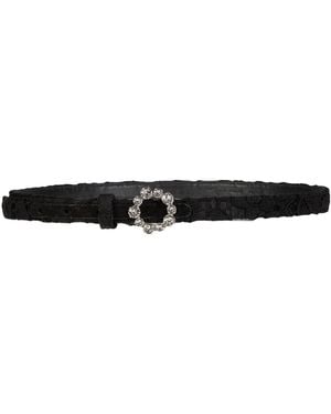 Dolce & Gabbana Belt Textile Fibers - Black