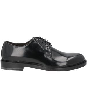 Tagliatore Lace-Up Shoes Leather - Black