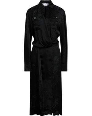 Off-White c/o Virgil Abloh Midi-Kleid - Schwarz