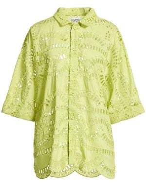 Charo Ruiz Lime Shirt Polyester, Cotton - Yellow