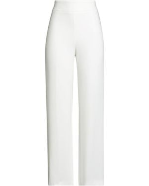 Le Tricot Perugia Trousers Viscose, Elastane - White