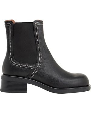 8 by YOOX Ankle Boots - Black