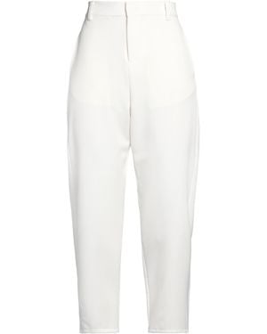 SOHO-T Pants Polyester, Rayon, Elastane - White