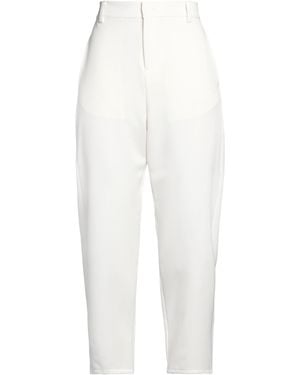 SOHO-T Pants Polyester, Rayon, Elastane - White