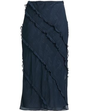 Samsøe & Samsøe Midi Skirt - Blue