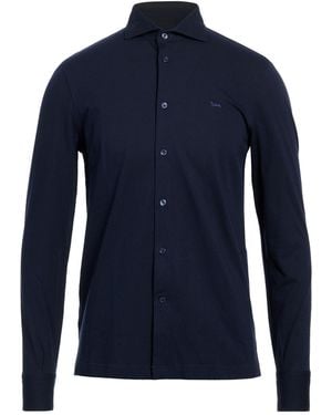 Harmont & Blaine Midnight Shirt Cotton - Blue