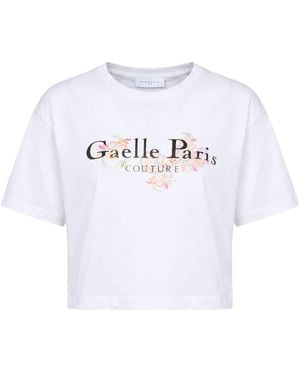 Gaelle Paris T-Shirt Cotton - White