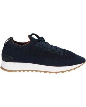 Gran Sasso Trainers Textile Fibres, Leather - Blue