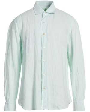 Finamore 1925 Shirt Linen - Blue