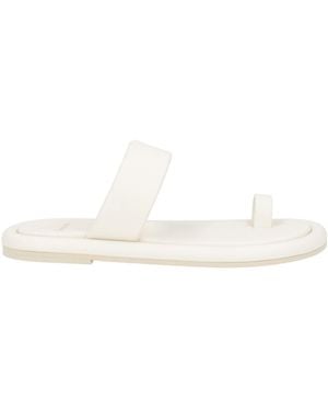 Barracuda Thong Sandals - White