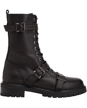 8 by YOOX Botines de caña alta - Negro