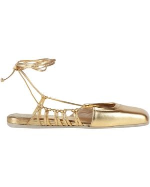 Vic Matié Ballet Flats - Metallic