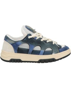 Paura Sneakers Textile Fibers, Leather - Blue