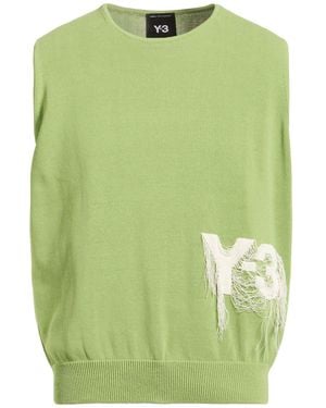 Y-3 Lime Jumper Organic Cotton, Polyamide - Green