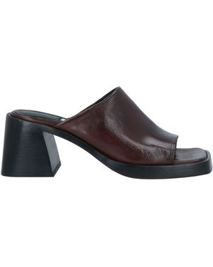 サンダル・ミュール miista SS22 MULE MAYTE BRICK SANDALS (MI_3729_BROWN) Miista Mule Mayte Brick Sandals | italist