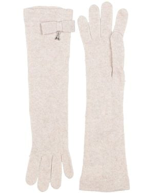 Patrizia Pepe Gloves Viscose, Wool, Polyamide, Cashmere - White