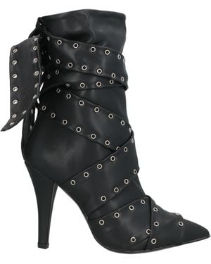 Divine Follie Botines De Caña Alta - Negro