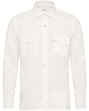 Kiton Shirt Linen - White